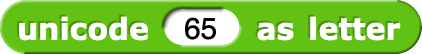 block ‘unicode _ as letter’